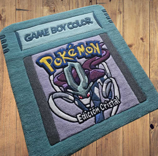 Alfombra Tufting Pokemon Cristal