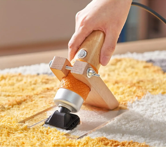 Yellow tufting clipper