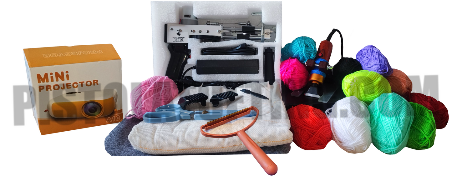 Kit Tufting Profesional + Curso Básico Tufting