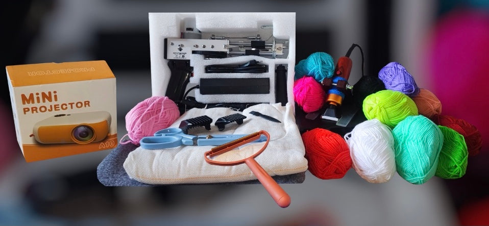 Professional Tufting Kit + Basic Tufting Course