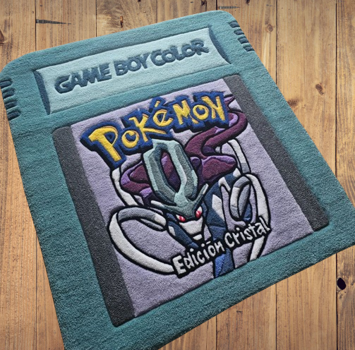 Pokemon Crystal Tufting Rug