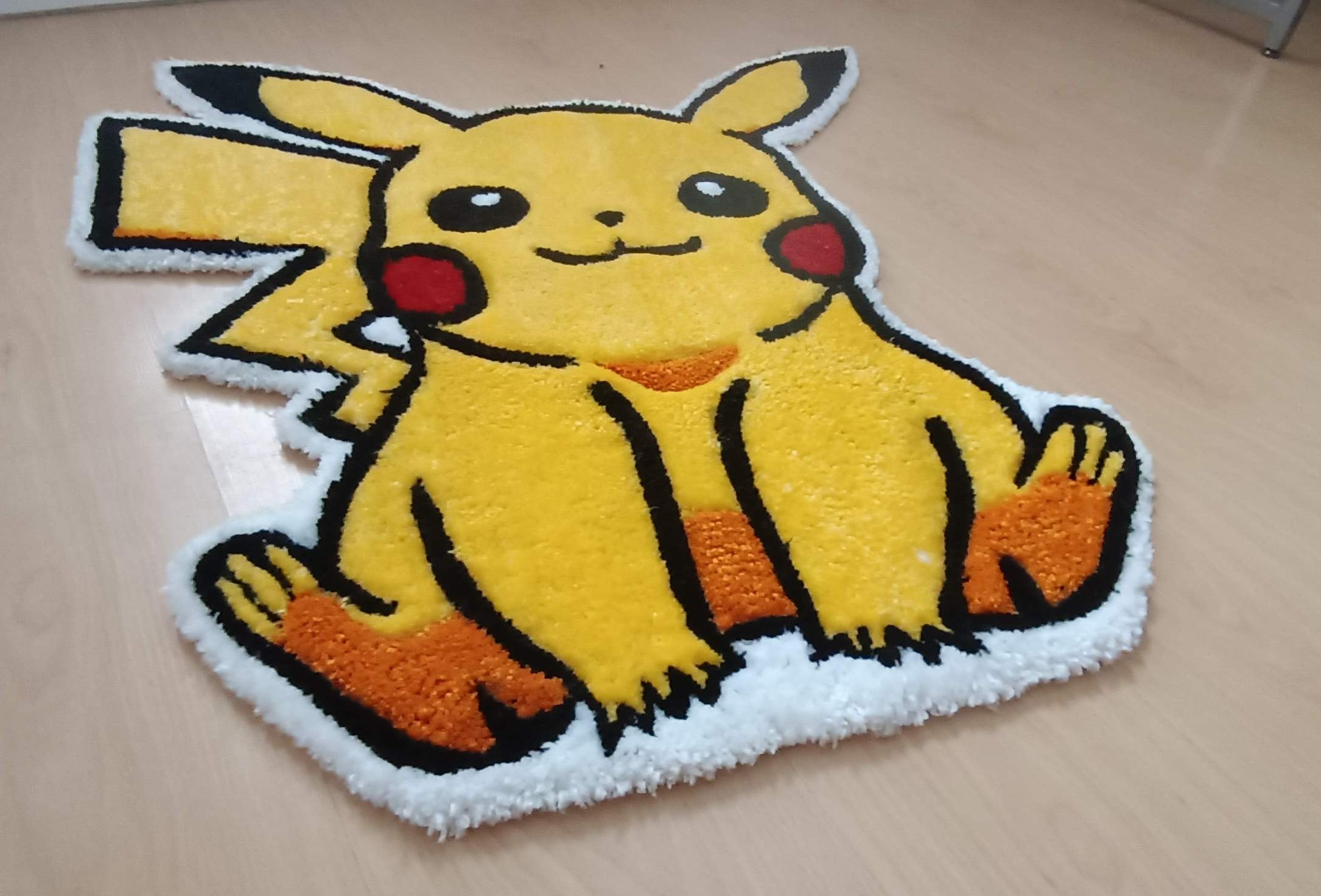 Pikachu Rectangle Rug pikachu rug – Detuftingrugs